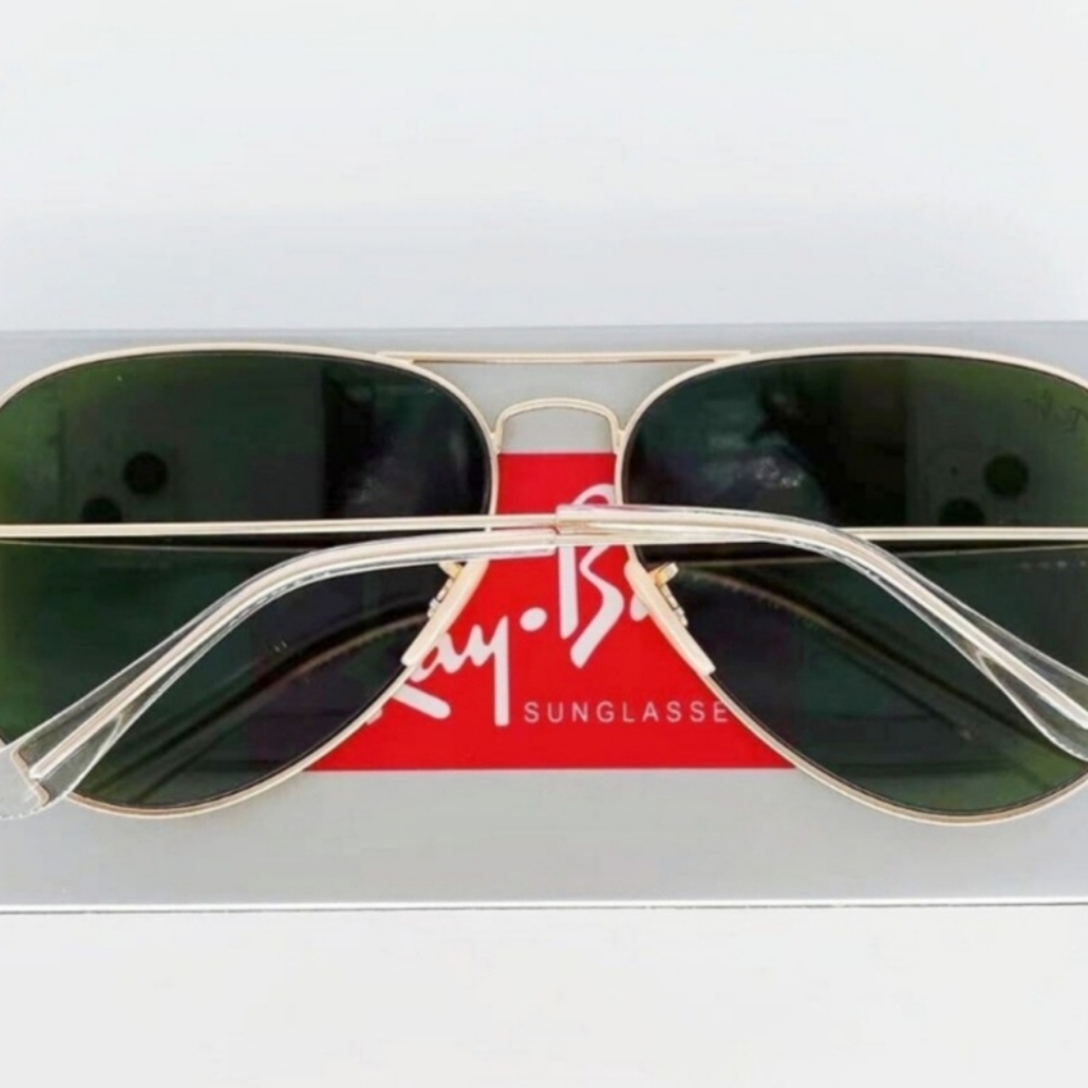 Ray-Ban RB3025 Aviator Ice Blue Unisex Sunglasses/62 mm Lens - Picture 2 of 7